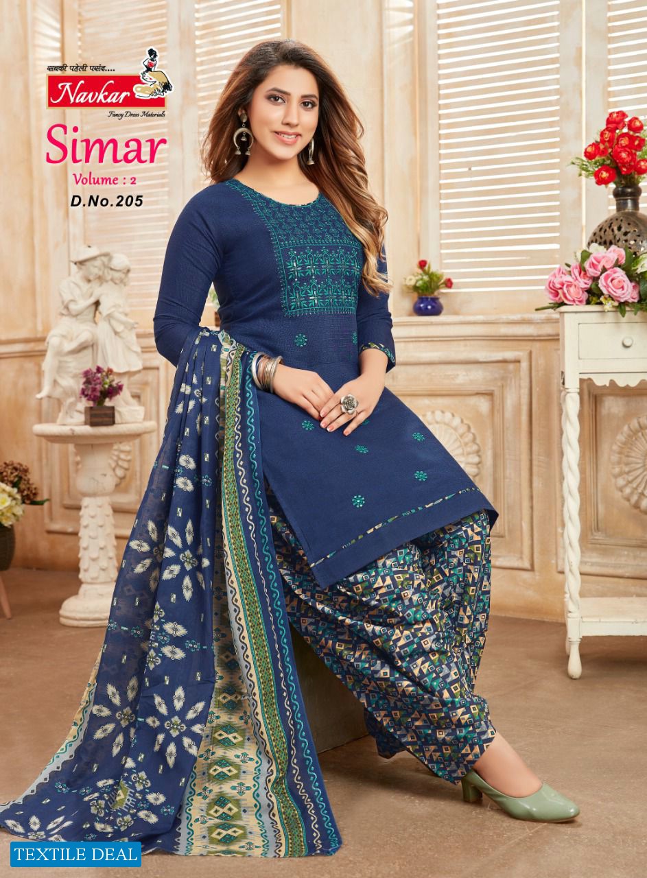 Navkar Simar Vol-2 Wholesale Readymade Patiyala Dress