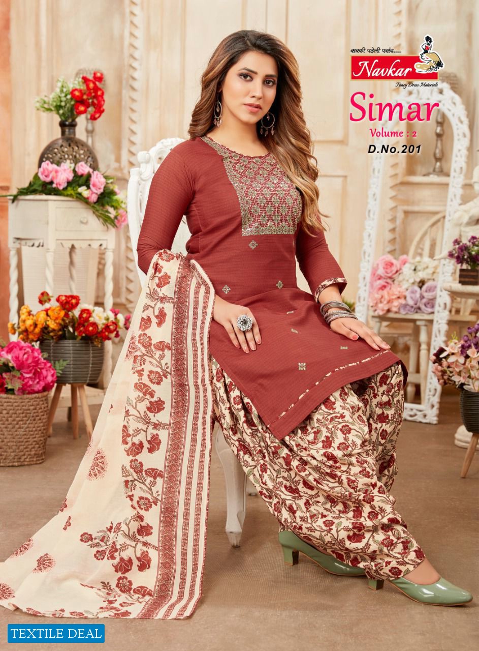 Navkar Simar Vol-2 Wholesale Readymade Patiyala Dress