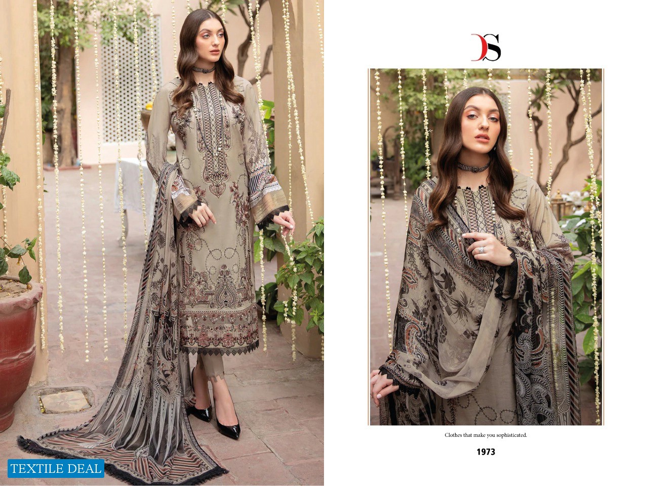 DEEPSY CHEVERON VOL 3 COTTON PAKISTANI FANCY SUIT