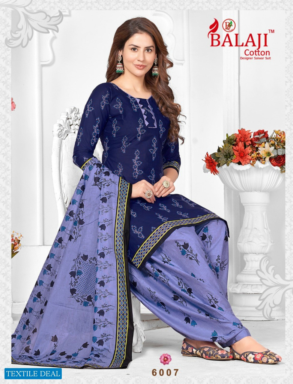 Balaji Sui Dhaga Vol-6 Wholesale Cotton Printed Dress Material