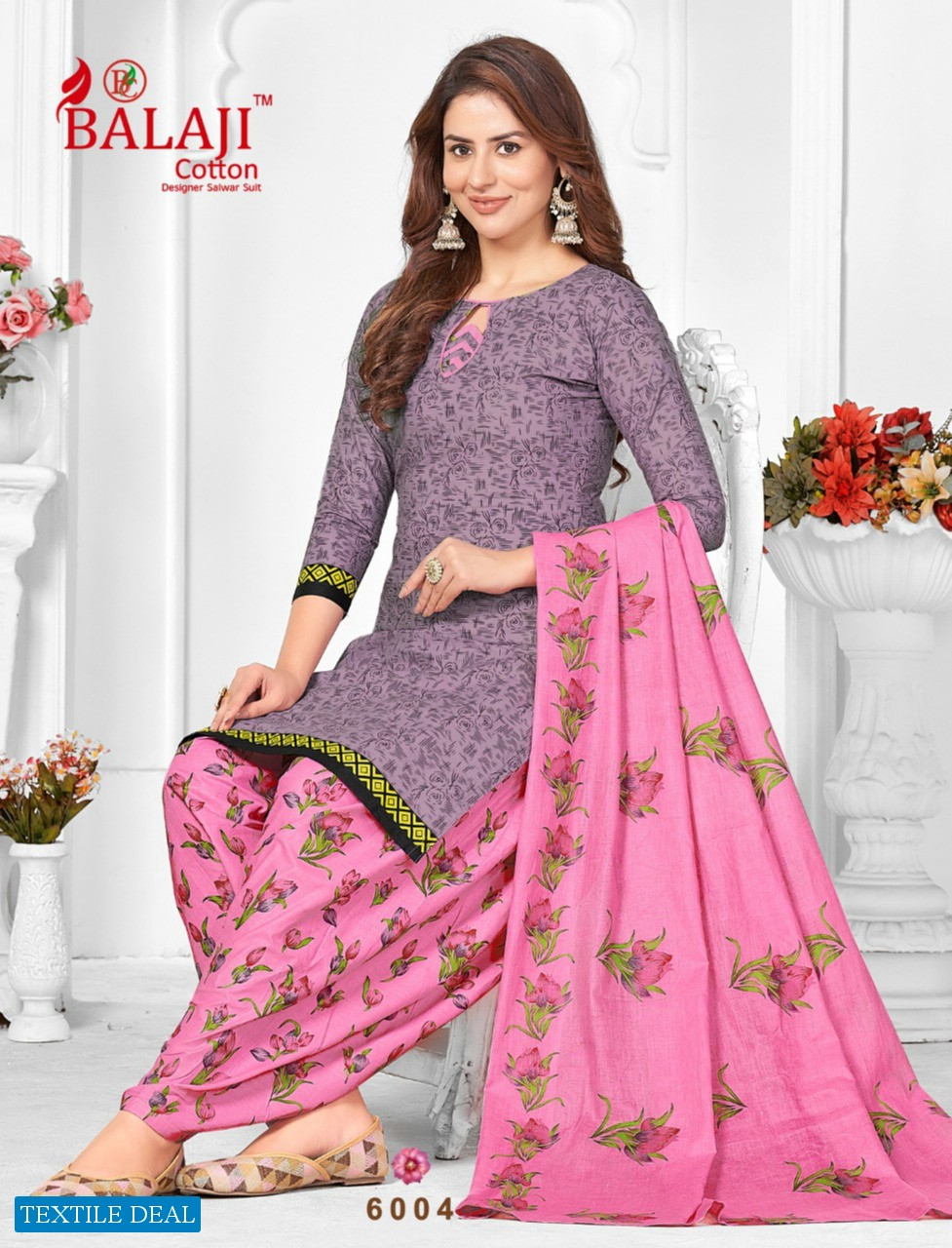 Balaji Sui Dhaga Vol-6 Wholesale Cotton Printed Dress Material