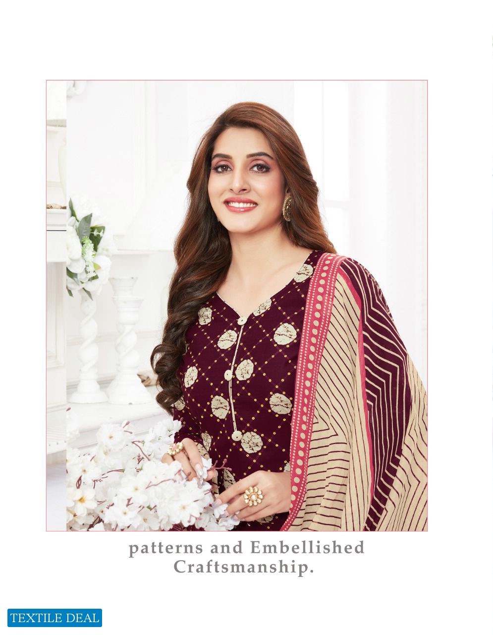 Baalar Colors Patiala Wholesale Pure Cotton Printed Dress Material