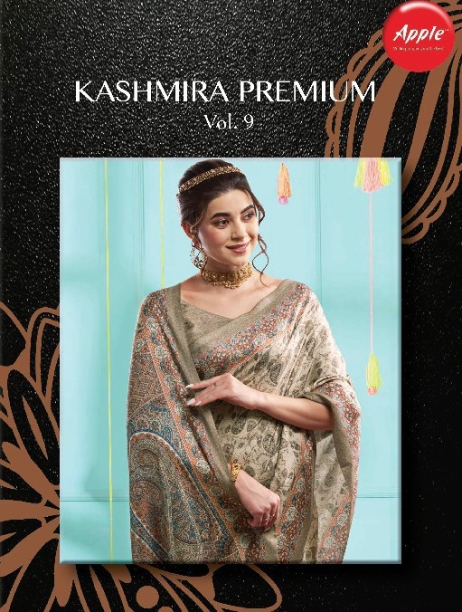 Apple Kashmira Premium Vol-9 Wholesale Pashmina Silk Casual Sarees