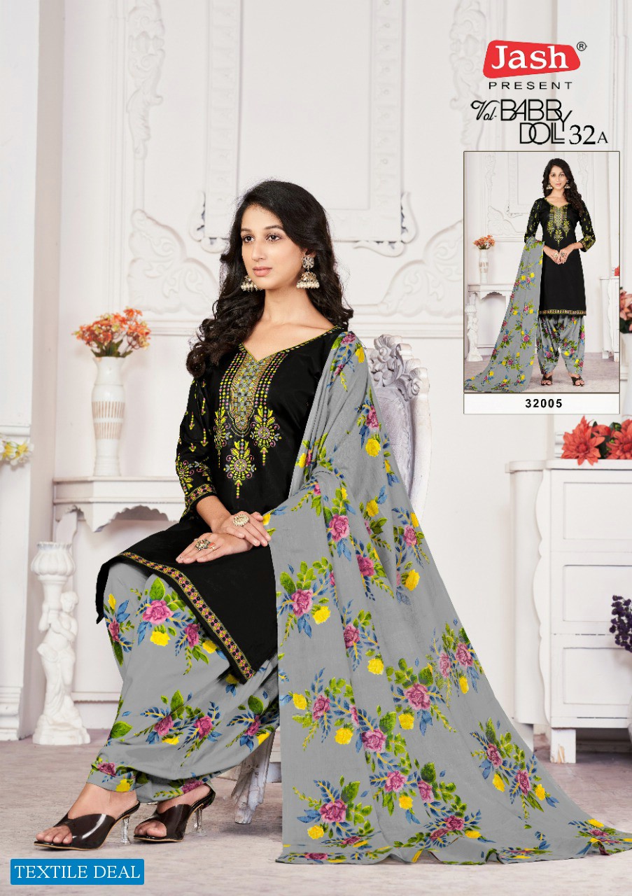 Jash Babydoll Vol-32 A Wholesale Pure Cotton Printed Dress Material