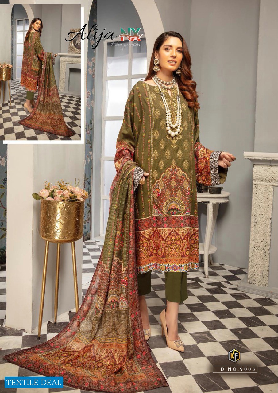 Keval Alija Nx -9 Wholesale Exclusive Karachi Cotton Printed Dress Material