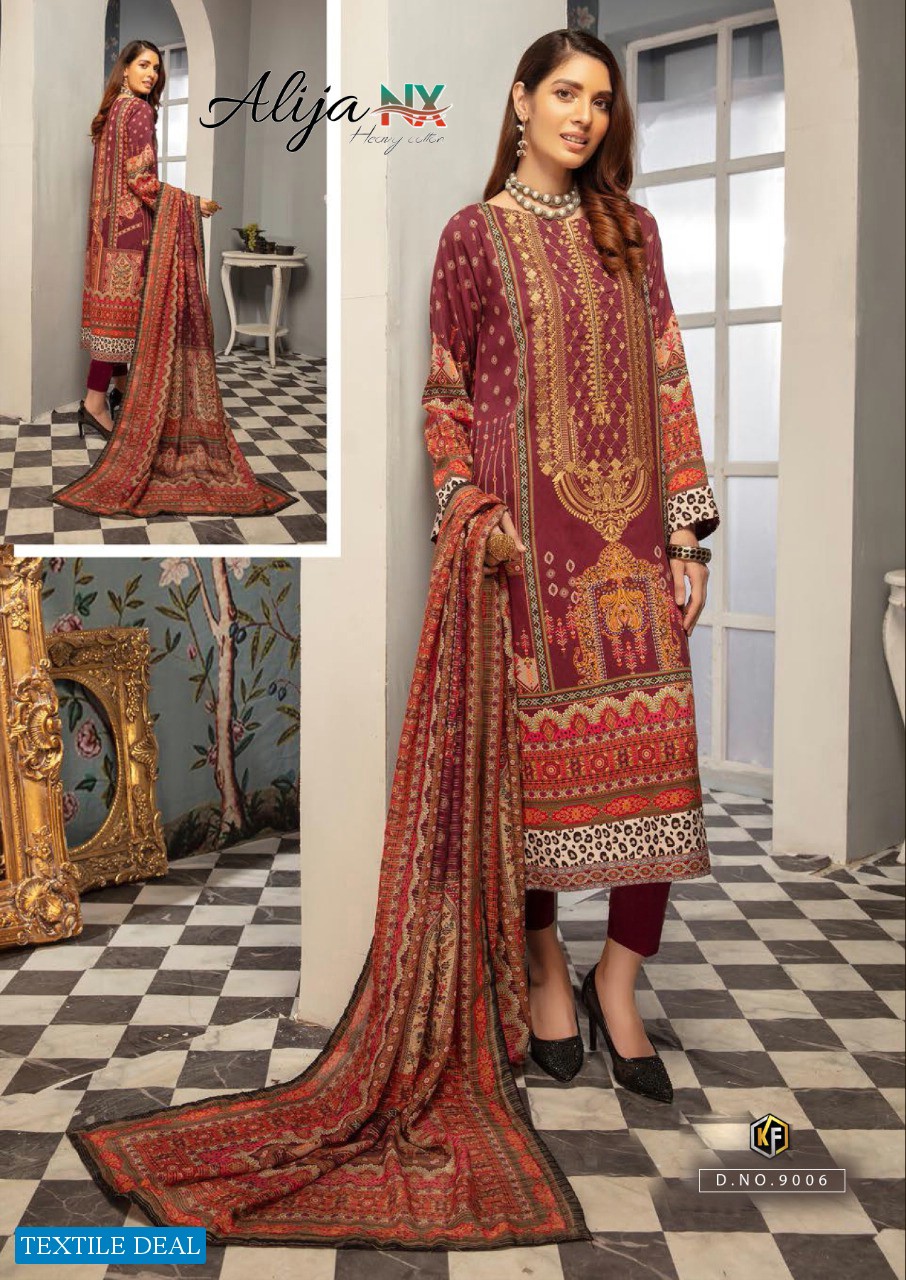 Keval Alija Nx -9 Wholesale Exclusive Karachi Cotton Printed Dress Material