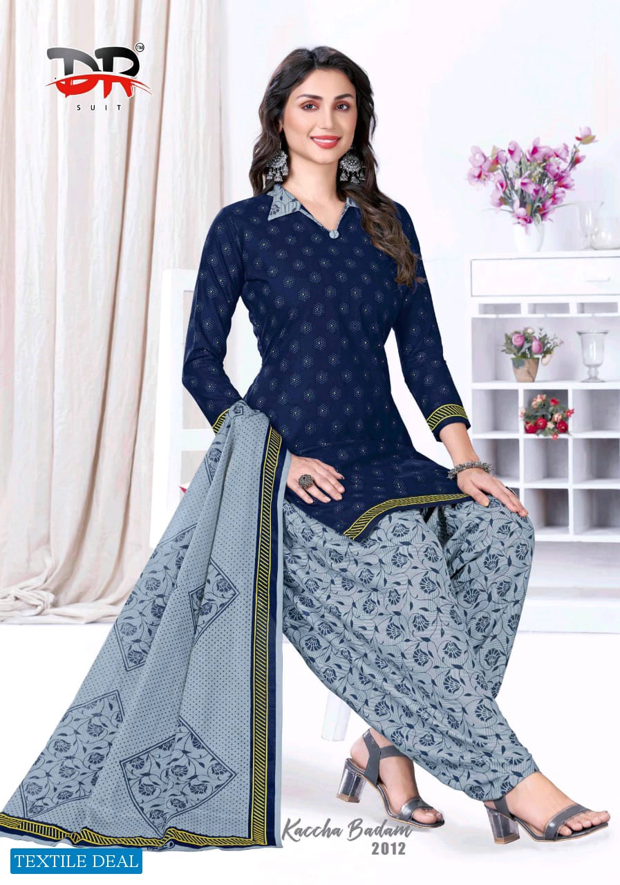 DR Suit Kaccha Badam Vol-2 Wholesale Pure Cotton Printed Dresses