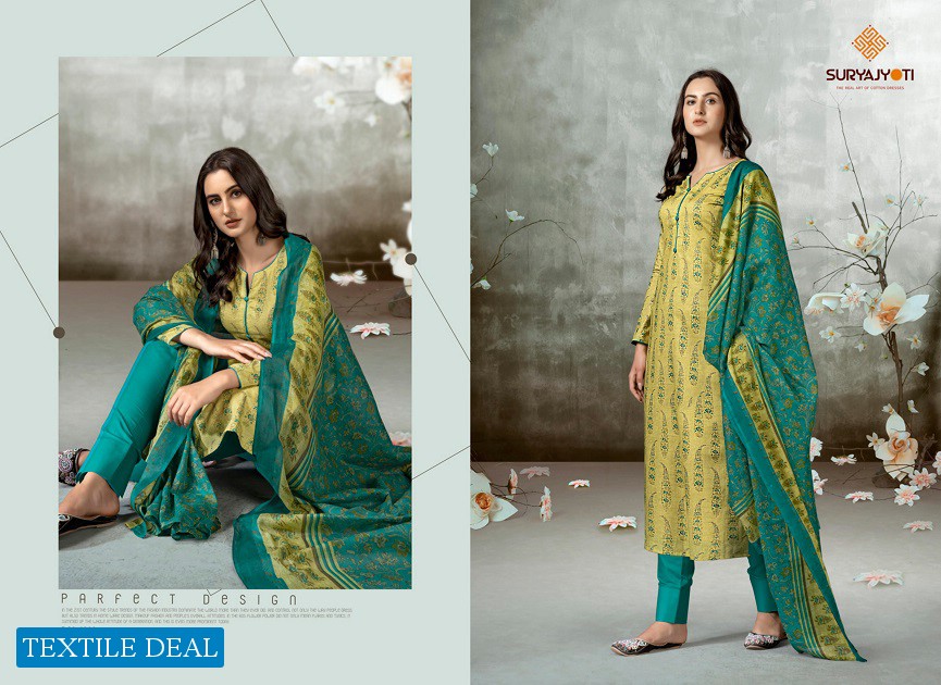 Suryajyoti Nargis Vol-18 Wholesale Pure Cotton Printed Dress Material