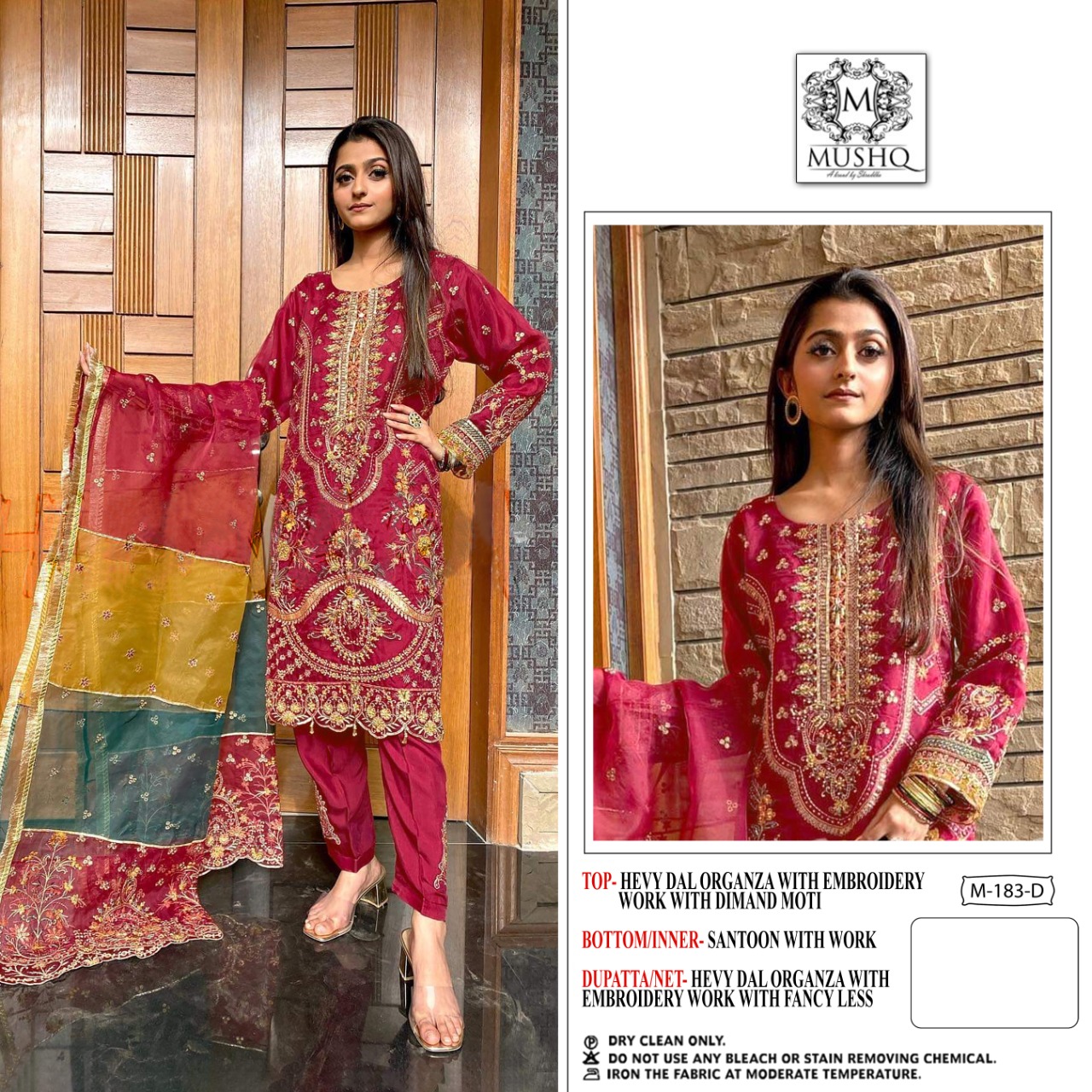 Mushq M-183 Wholesale Pakistani Concepts Dresses