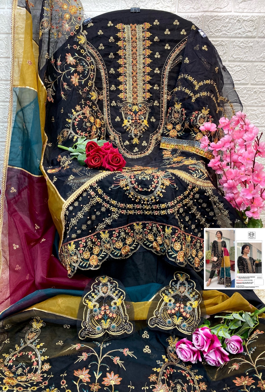 Mushq M-183 Wholesale Pakistani Concepts Dresses