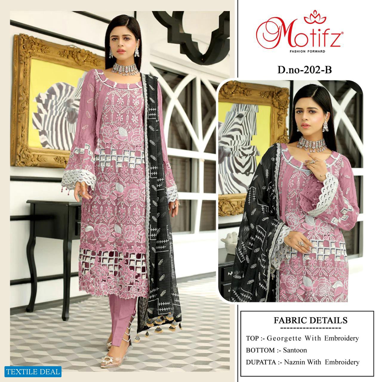 Motifz D.no 202 Wholesale Pakistani Concept Salwar Suits