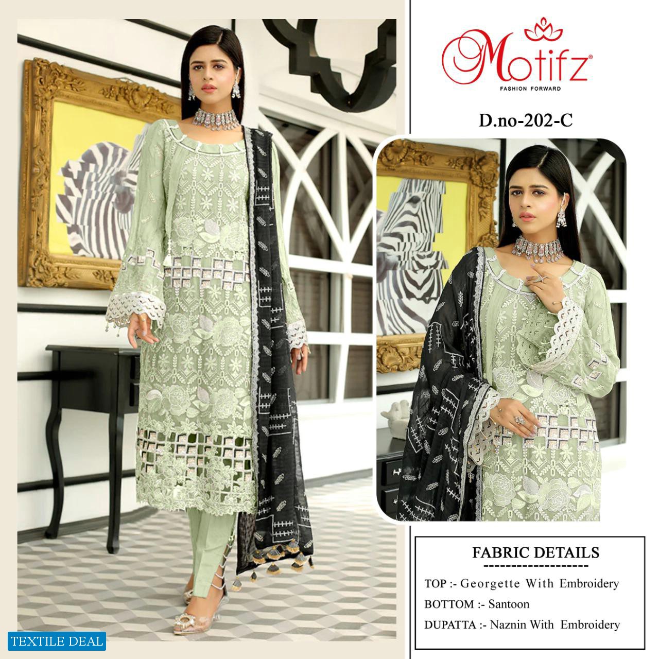 Motifz D.no 202 Wholesale Pakistani Concept Salwar Suits