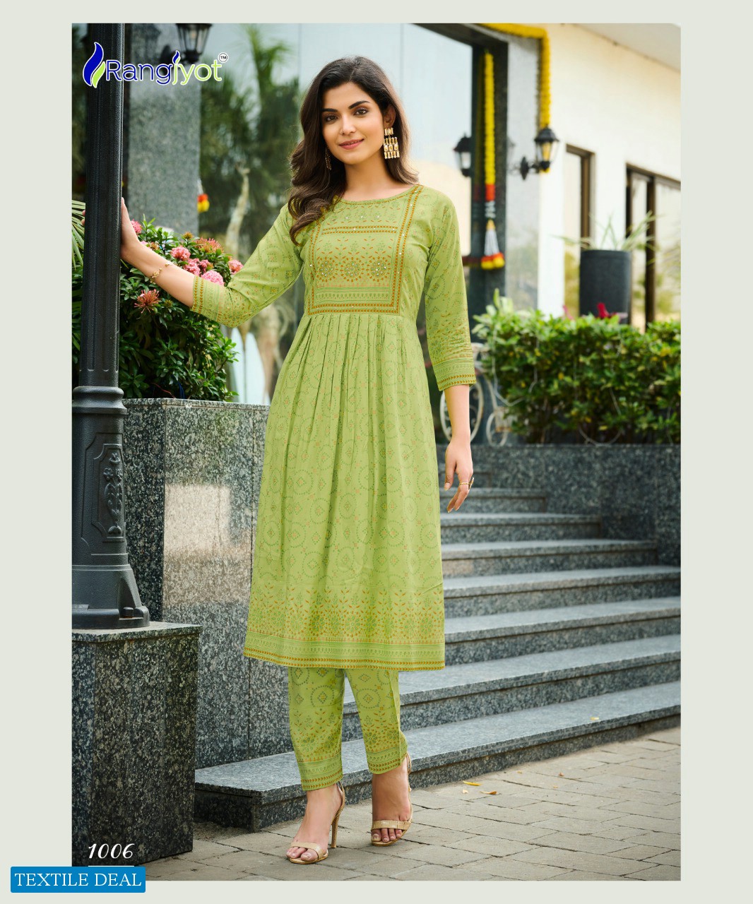 SAARVI VOL 1 BY RANGJYOT RAYON KURTI WITH PANT CATALOGUE