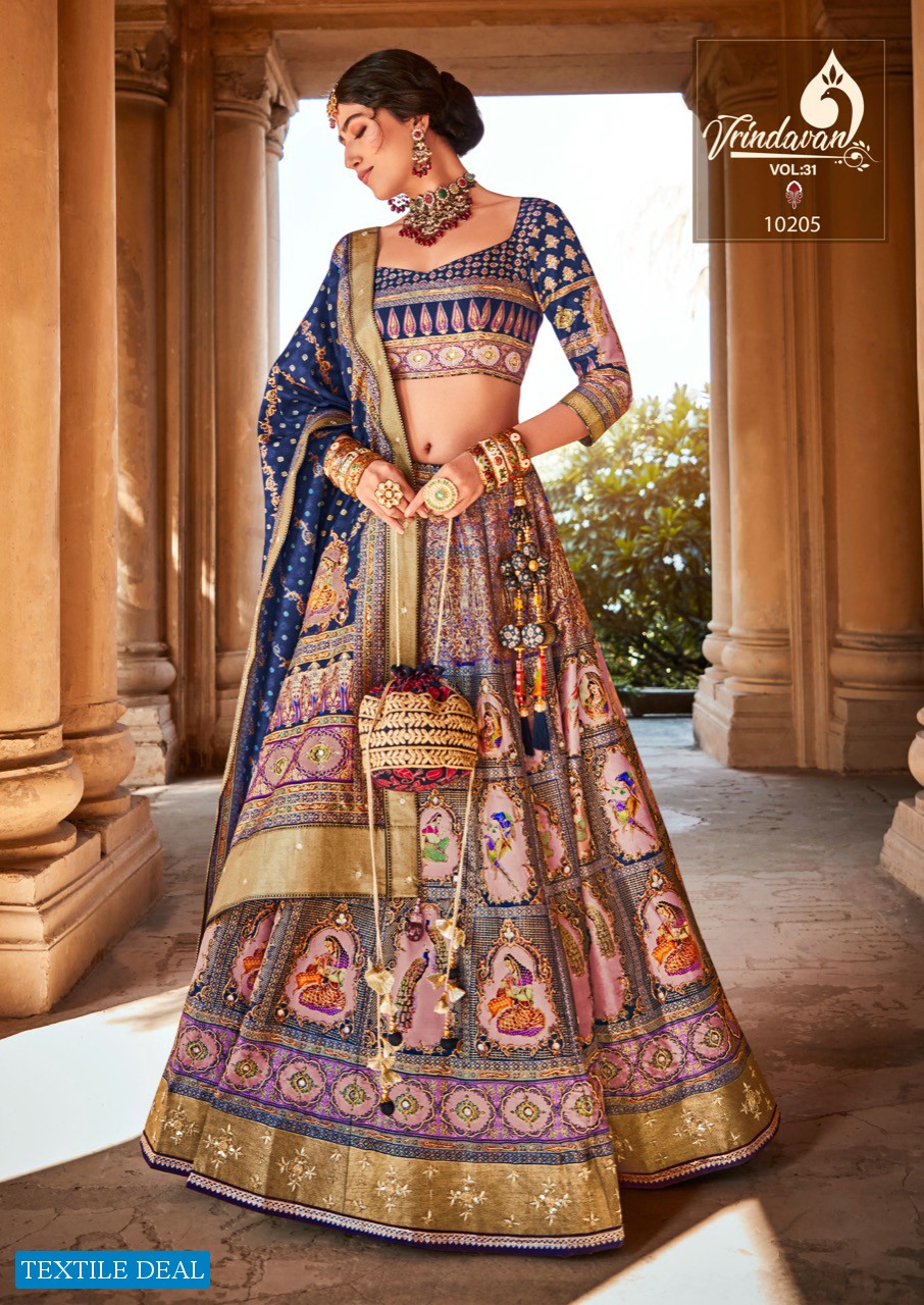 ROYAL VRINDAVAN VOL 31 BY ROYAL SILK FESTIVAL WEAR LEHENGA CATALOGUE