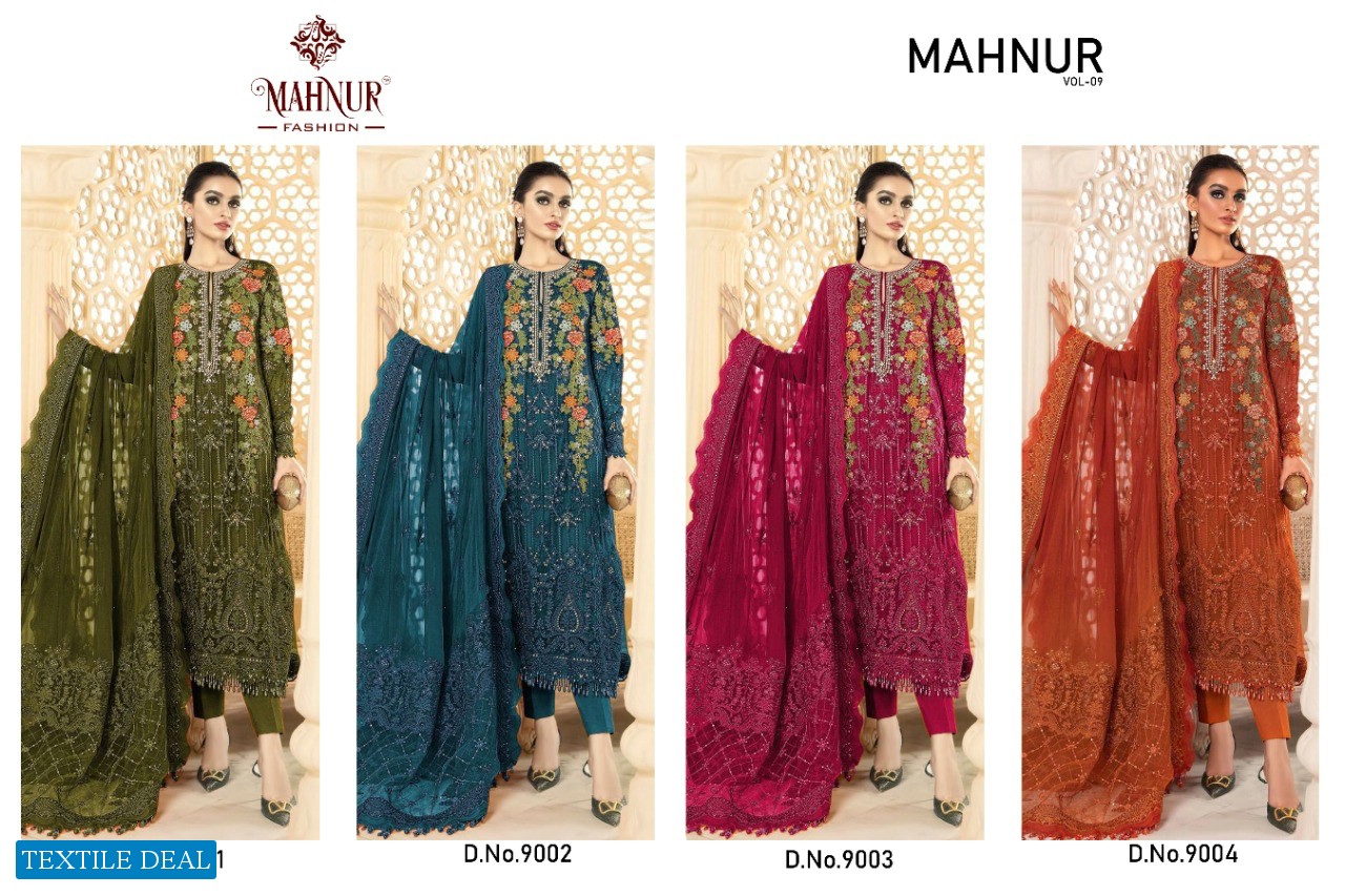 Mahnur Vol-9 Wholesale Pakistani Concepts Dresses