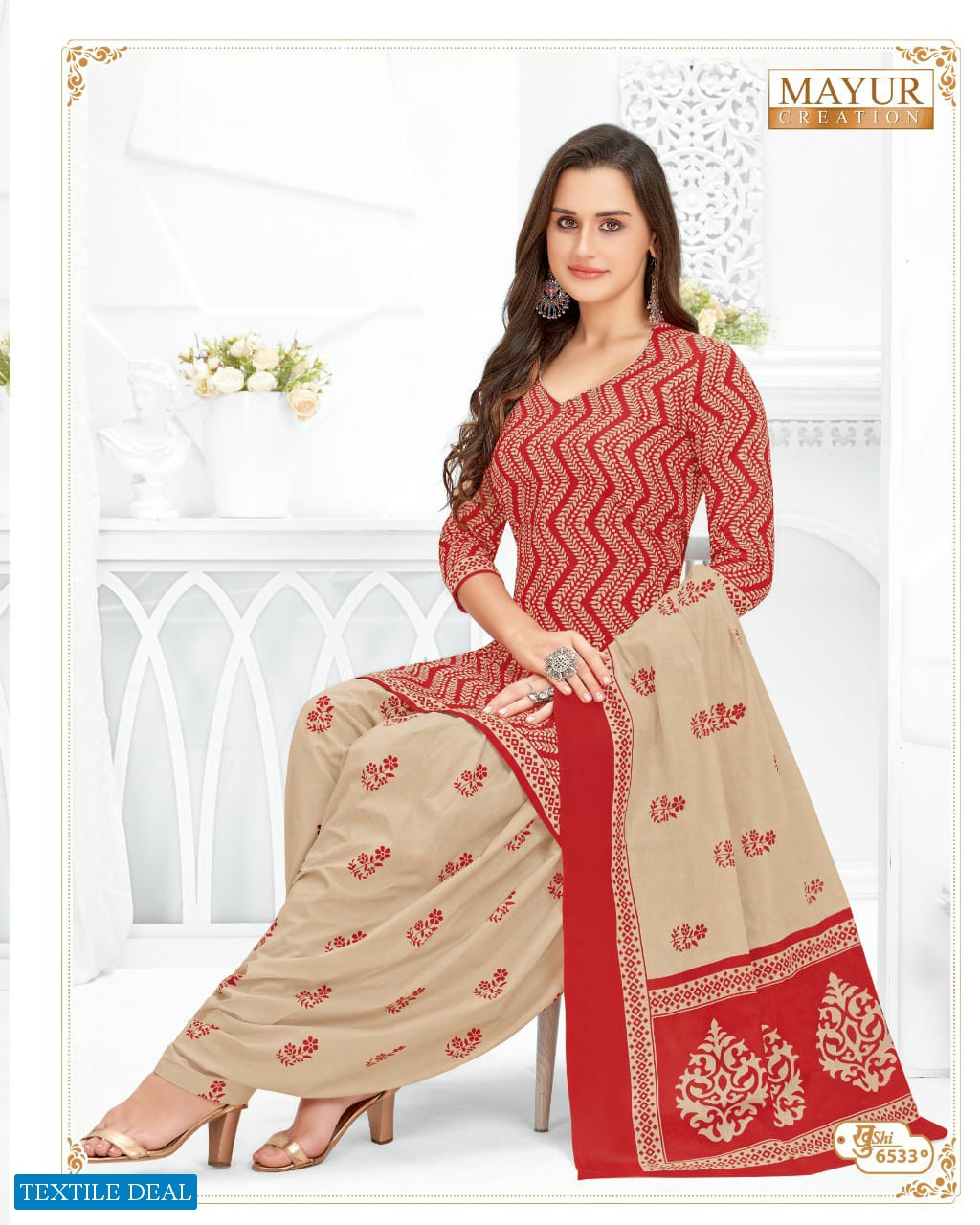 Mayur Khushi Vol-65 Wholesale Pure Cotton Printed Dress Material