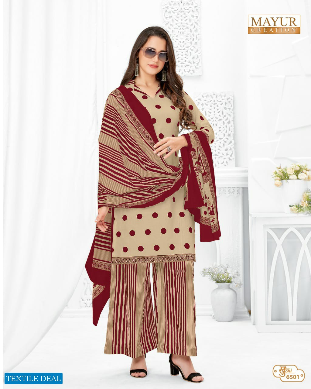 Mayur Khushi Vol-65 Wholesale Pure Cotton Printed Dress Material