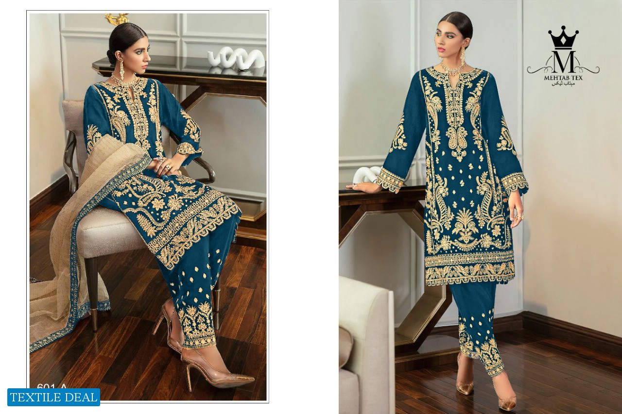 Mehtab 601 Hit Colours Wholesale Pakistani Concepts Dresses