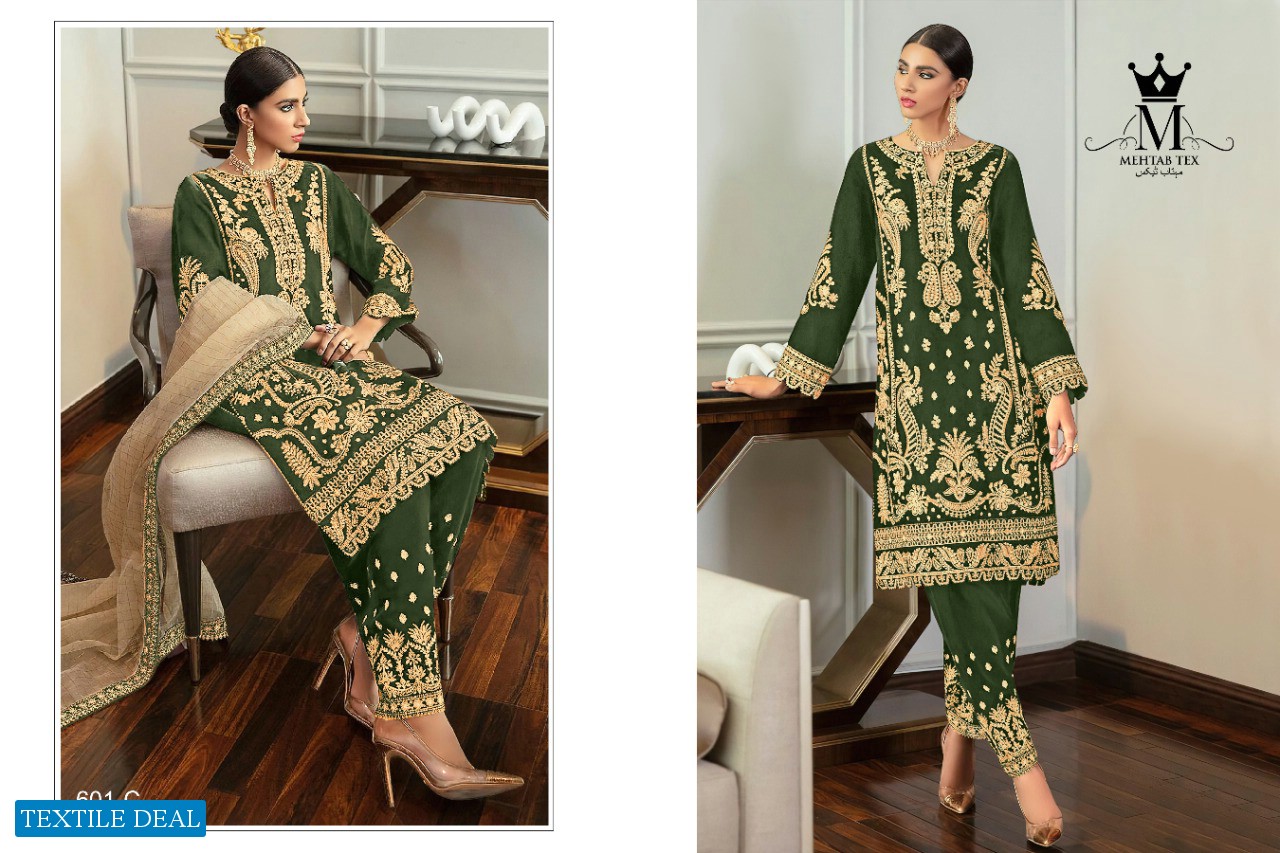 Mehtab 601 Hit Colours Wholesale Pakistani Concepts Dresses