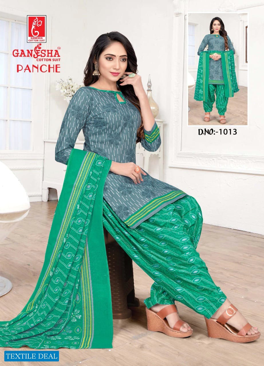 Ganesha Panche Vol-1 Wholesale Readymade Patiyala Dress