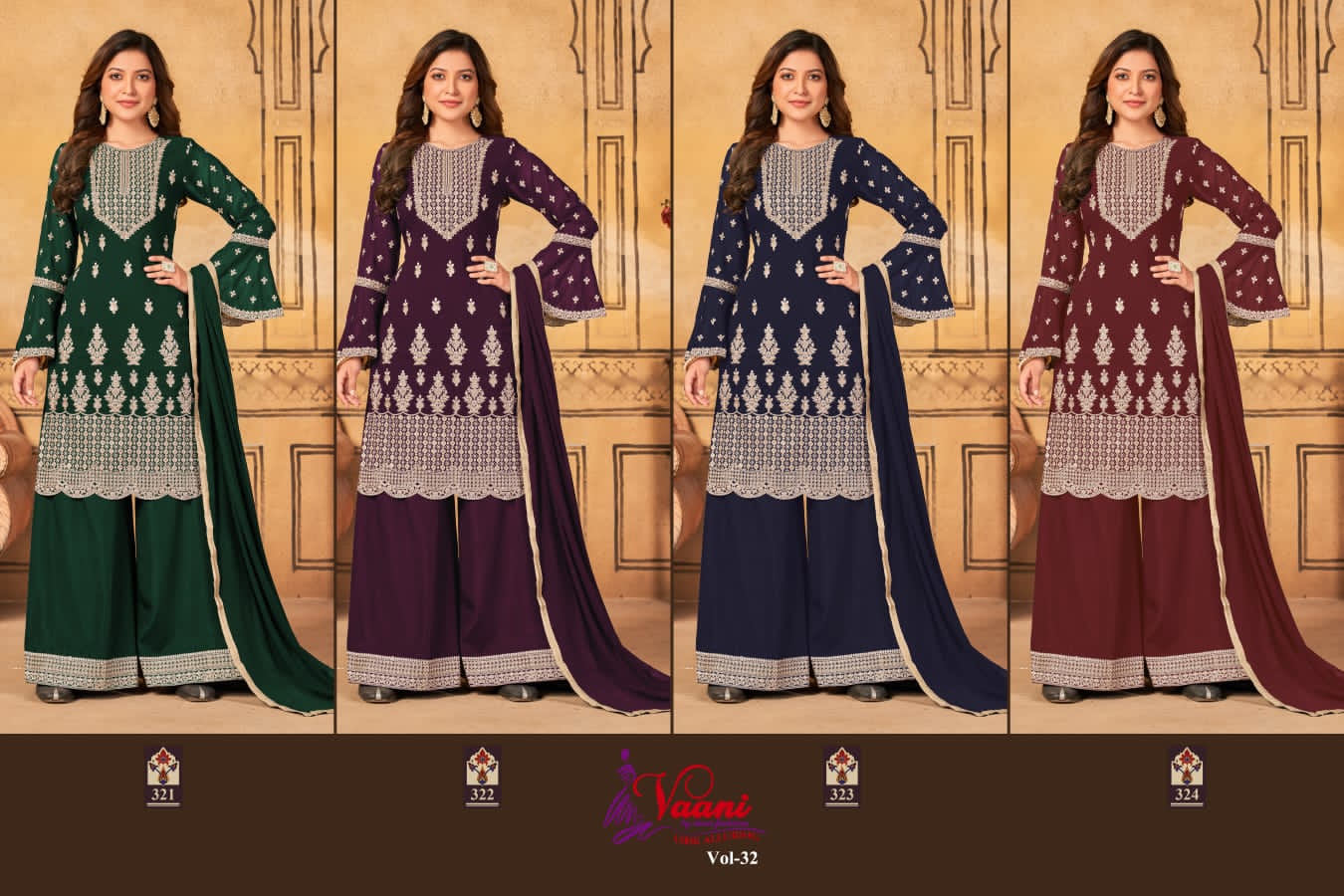Twisha Vaani Vol-32 Wholesale Festive Salwar Suits