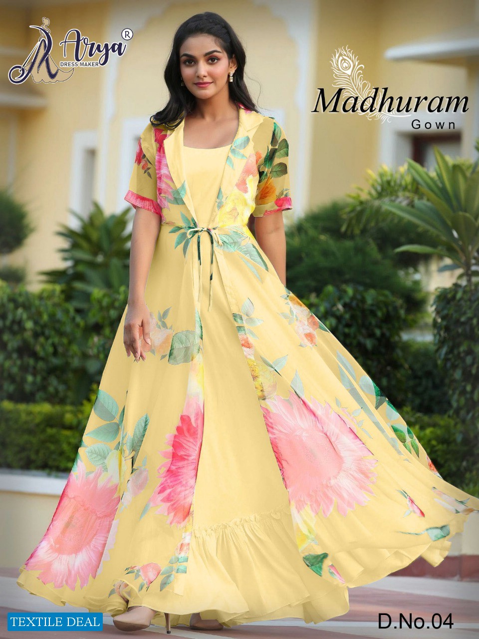 Arya Madhuram Gown Wholesale Fancy Gown Catalogue