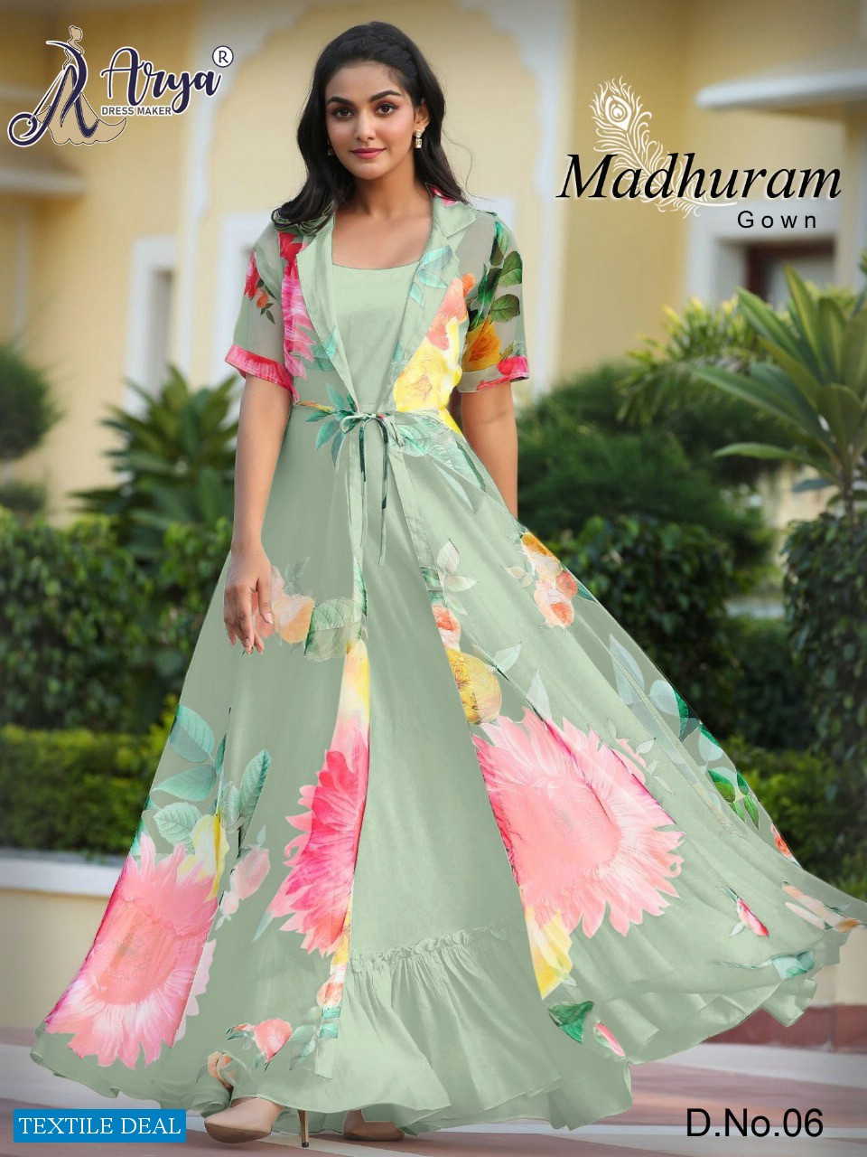 Arya Madhuram Gown Wholesale Fancy Gown Catalogue