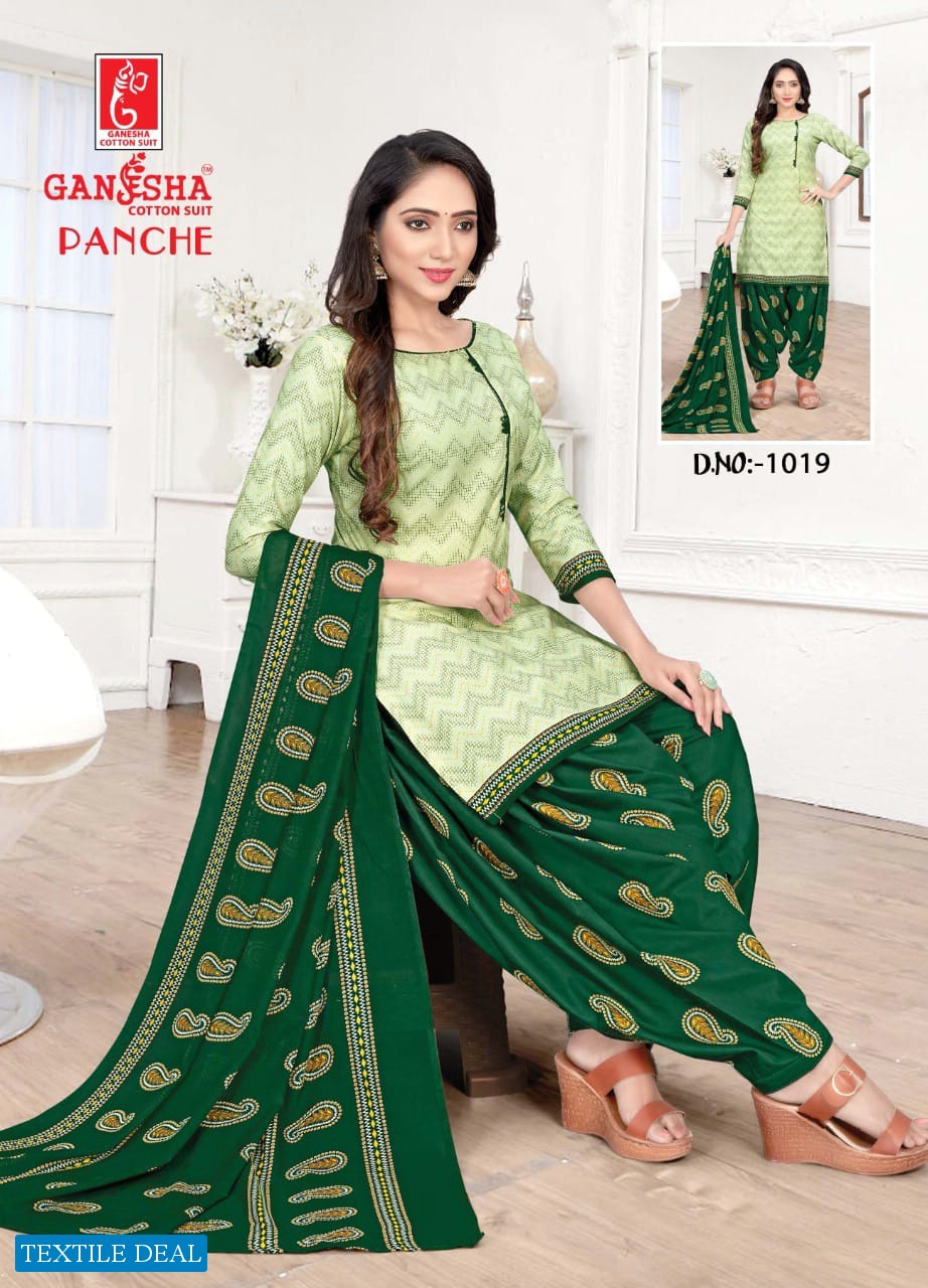 Ganesha Panche Vol-1 Wholesale Pure Cotton Printed Dress Material