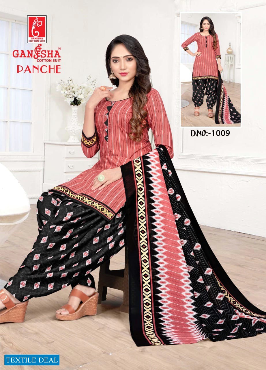 Ganesha Panche Vol-1 Wholesale Pure Cotton Printed Dress Material