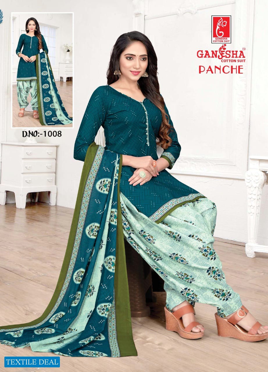 Ganesha Panche Vol-1 Wholesale Pure Cotton Printed Dress Material