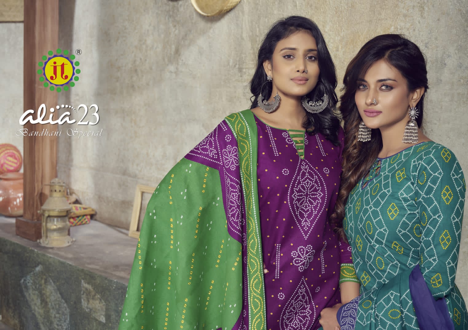 JT Alia Vol-23 Wholesale Pure Cotton Printed Dress Material