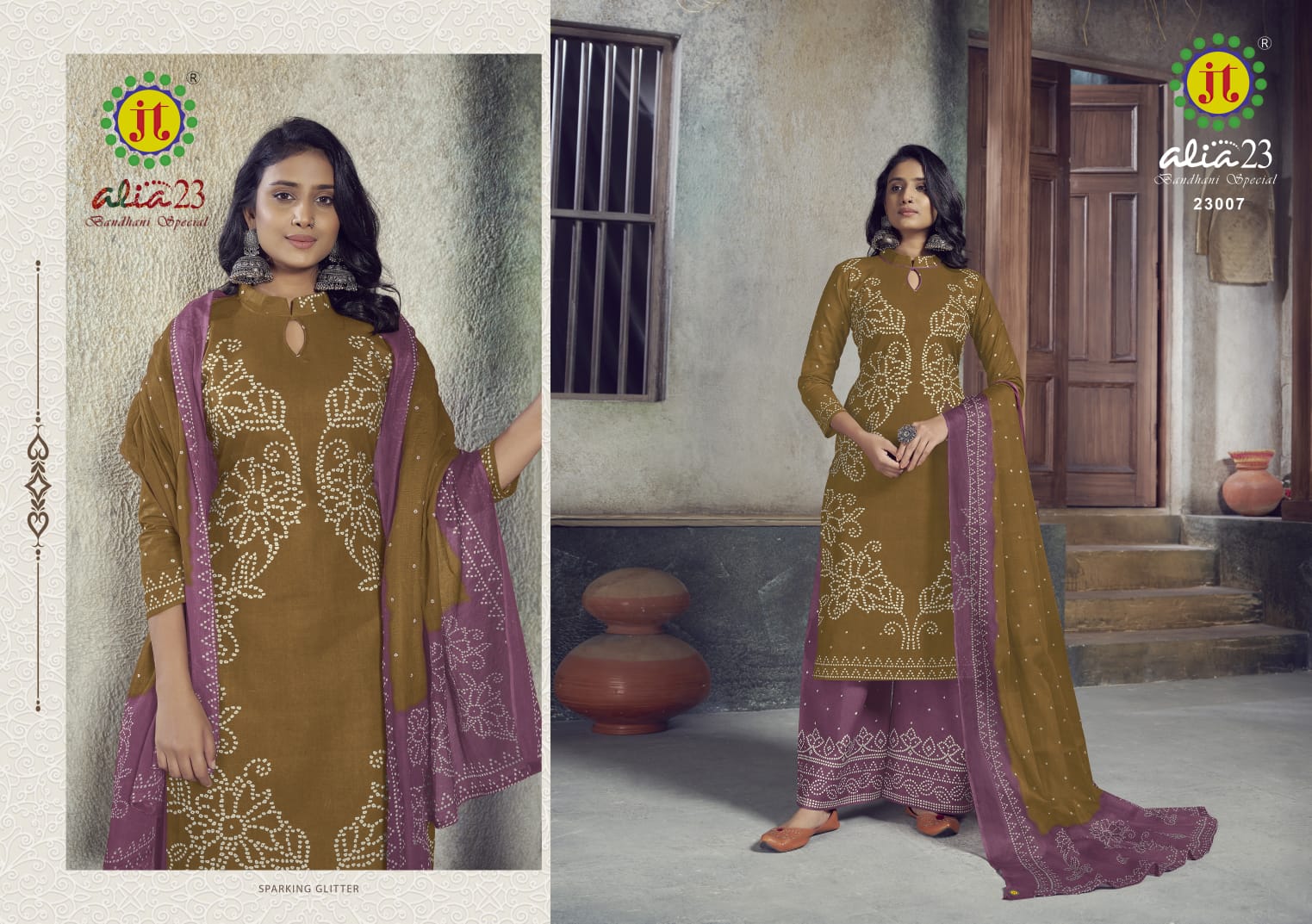 JT Alia Vol-23 Wholesale Pure Cotton Printed Dress Material