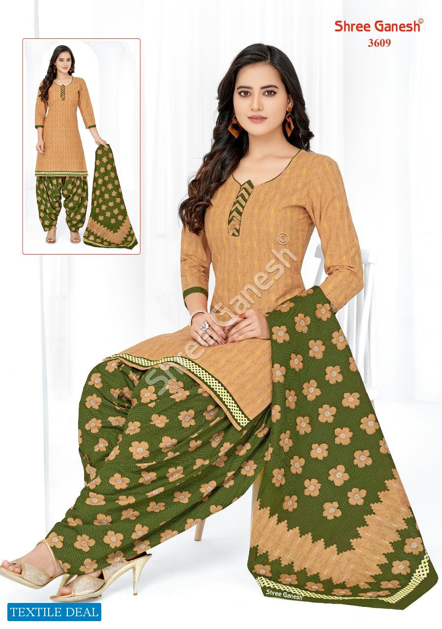 Shree Ganesh Hansika Vol-16 Wholesale Pure Cotton Patiyala Printed Dress