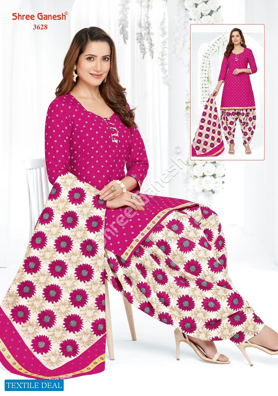 Shree Ganesh Hansika Vol-16 Wholesale Pure Cotton Patiyala Printed Dress