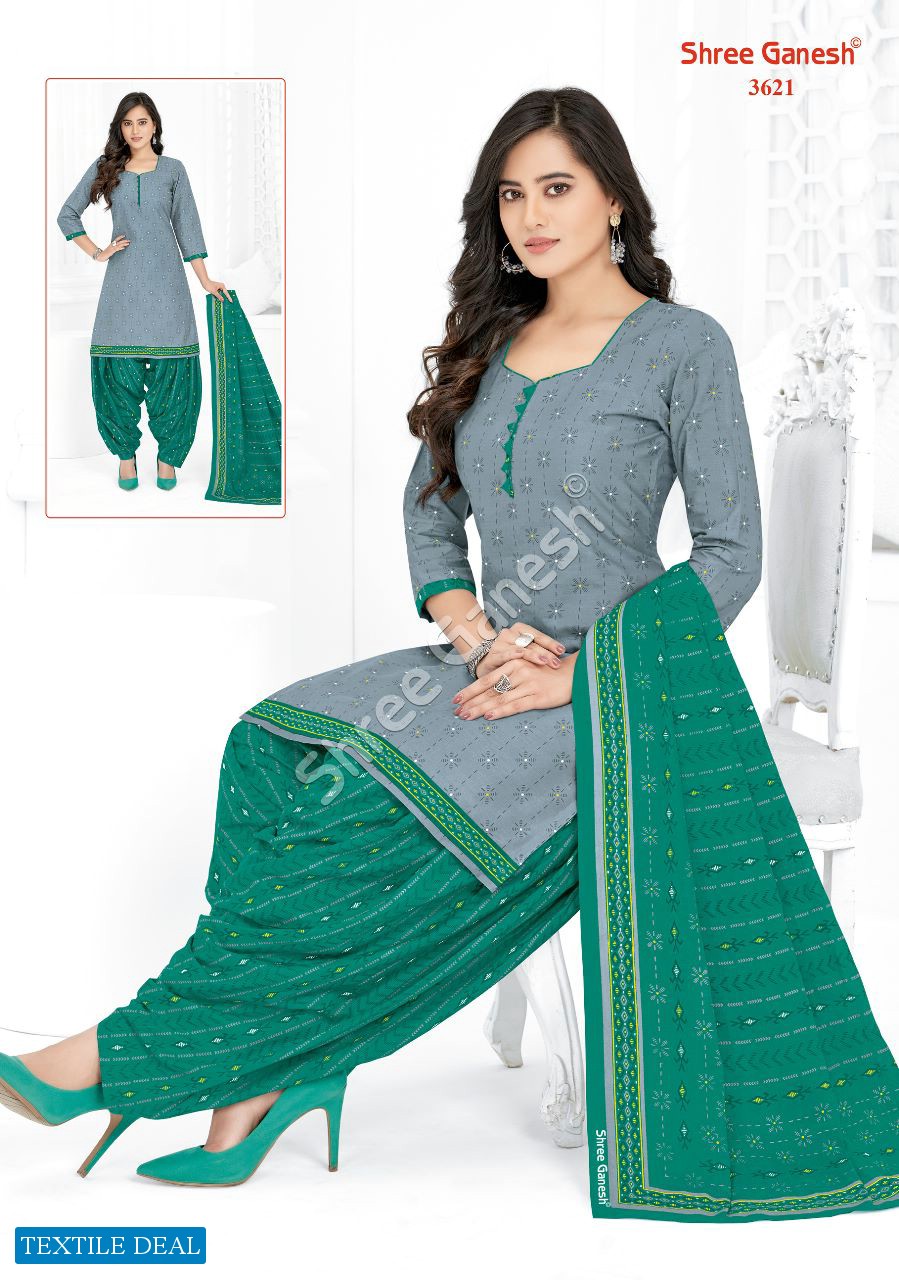 Shree Ganesh Hansika Vol-16 Wholesale Pure Cotton Patiyala Printed Dress