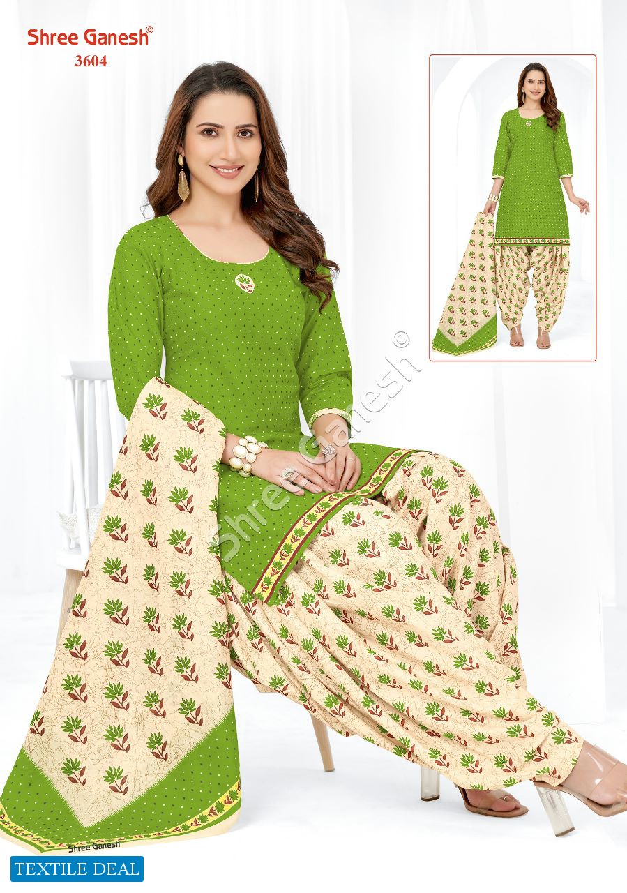 Shree Ganesh Hansika Vol-16 Wholesale Pure Cotton Patiyala Printed Dress