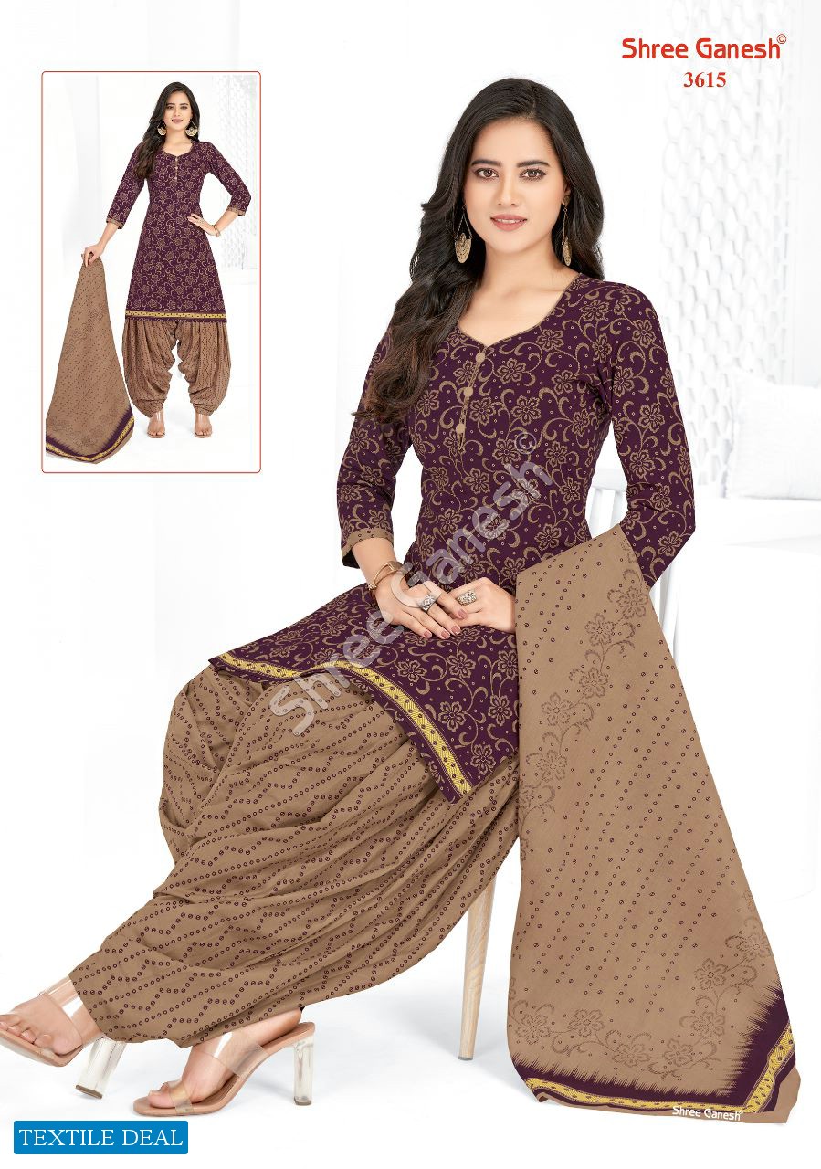 Shree Ganesh Hansika Vol-16 Wholesale Pure Cotton Patiyala Printed Dress