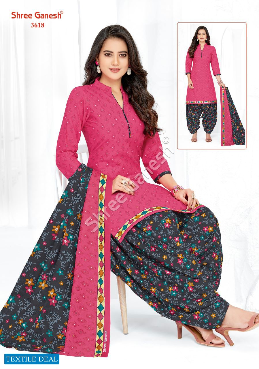 Shree Ganesh Hansika Vol-16 Wholesale Pure Cotton Patiyala Printed Dress