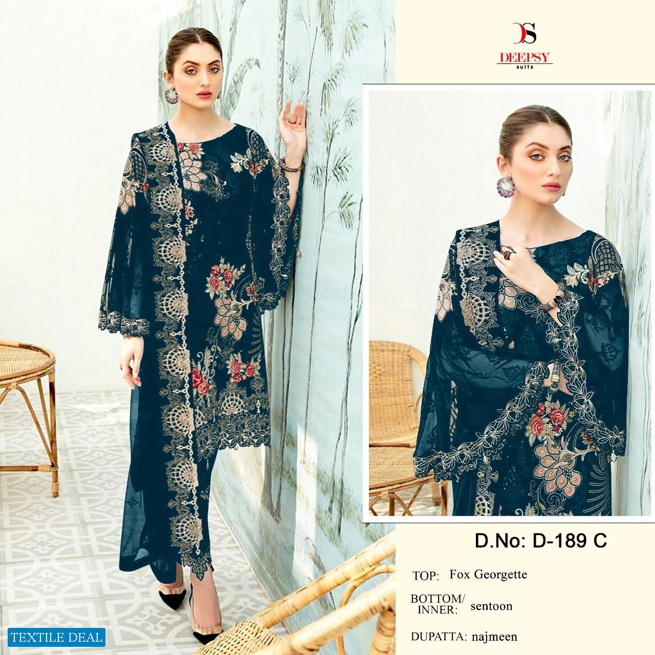 Deepsy D-189 Wholesale Pakistani Concept Dress