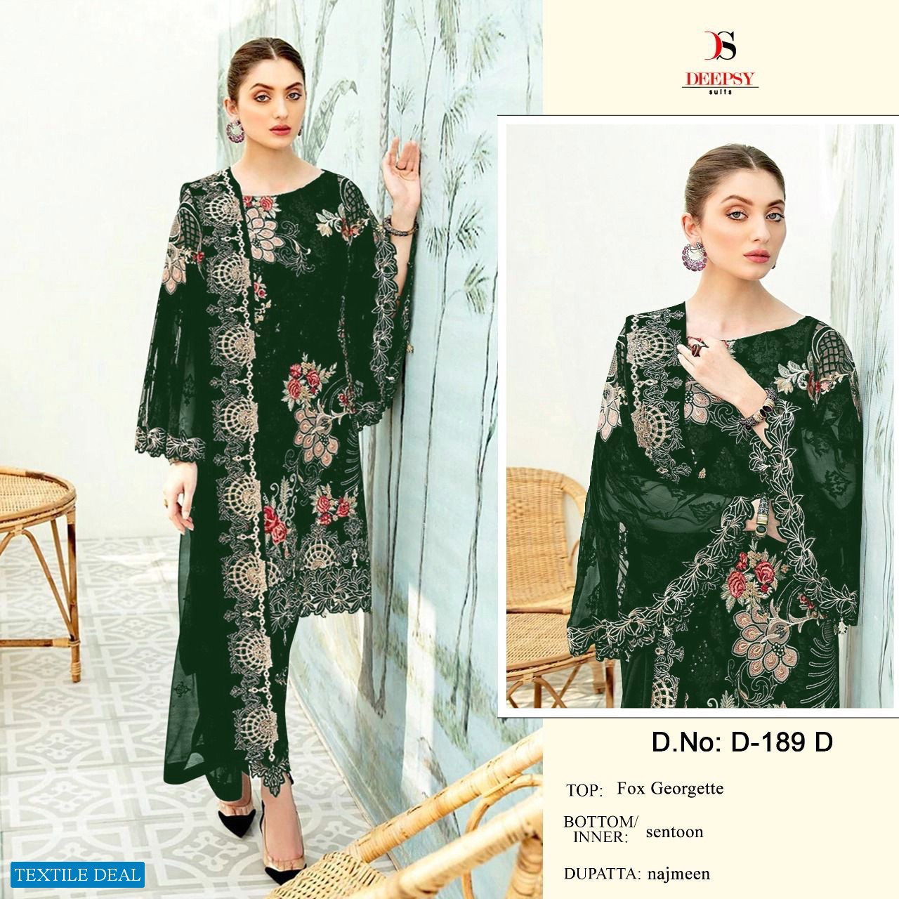 Deepsy D-189 Wholesale Pakistani Concept Dress