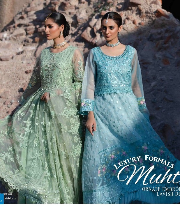 Le Luxe Luxury Formals Muhtesem Ornate Embroidered Maxi Lavish Dupatta Pakistani Suits