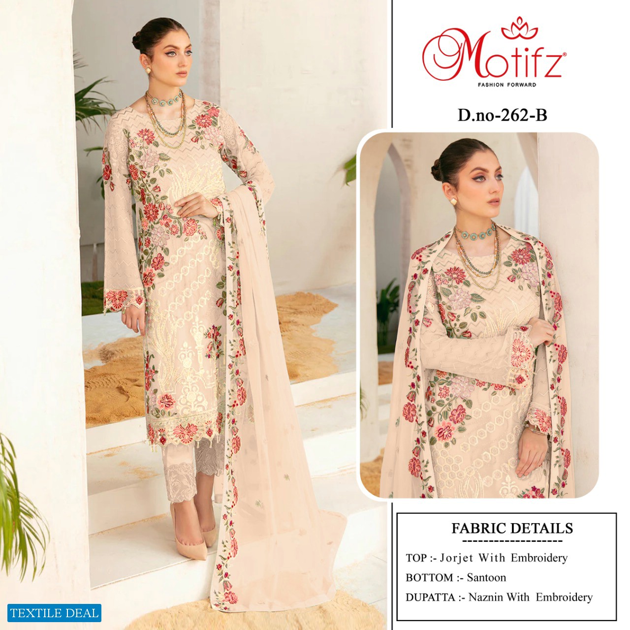 Motifz D.no 262 Wholesale Pakistani Concepts Dresses