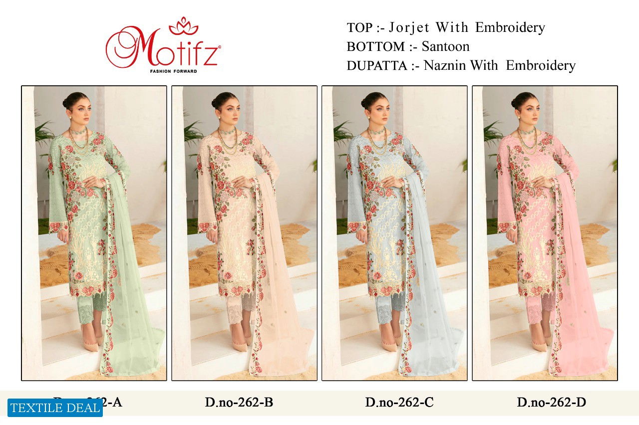 Motifz D.no 262 Wholesale Pakistani Concepts Dresses