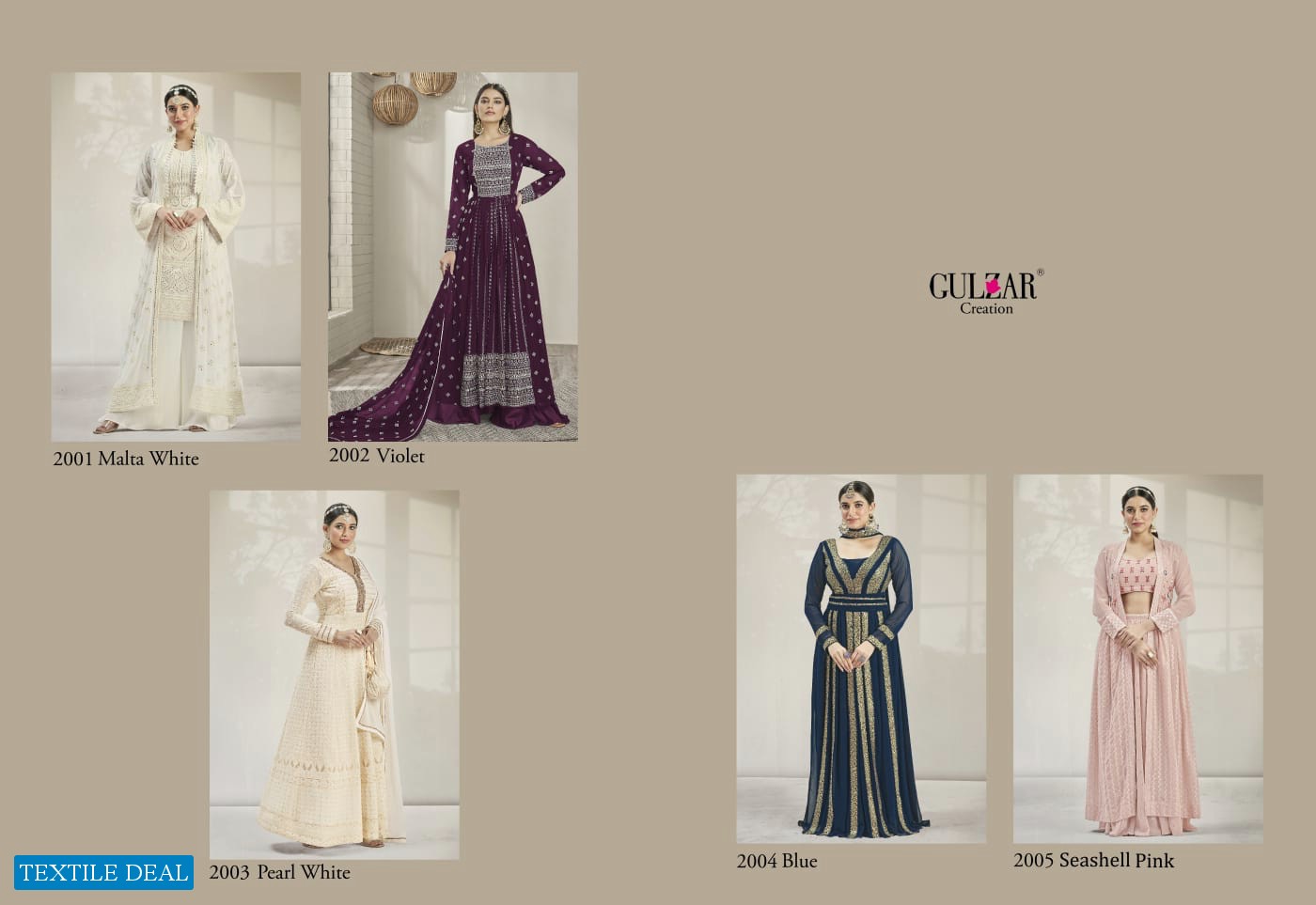 Gulzar Modern 2001 To 2005 Wholesale Festive Party Wear Salwar Kameez
