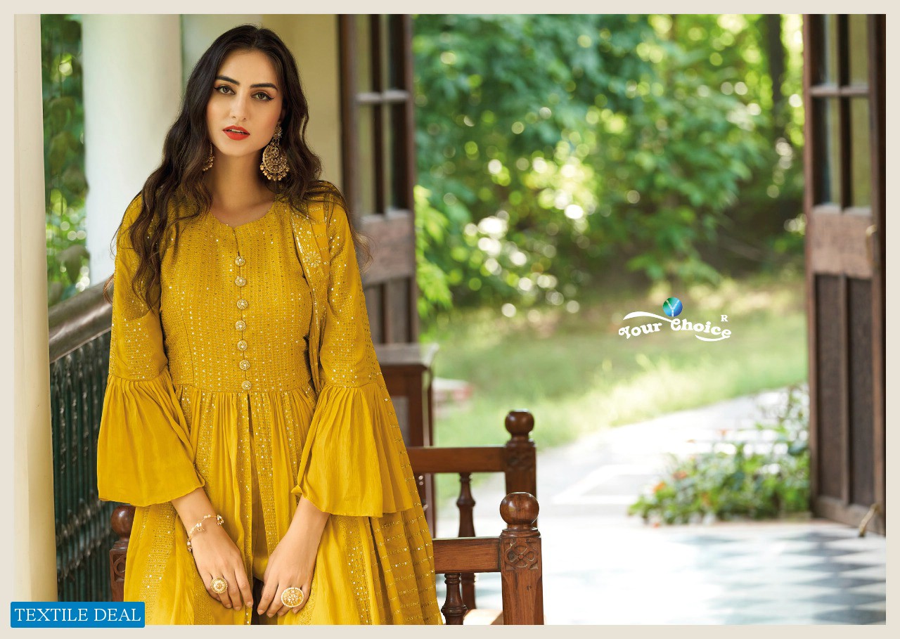Your Choice Haldi Wholesale Designer Salwar Suits Catalogue