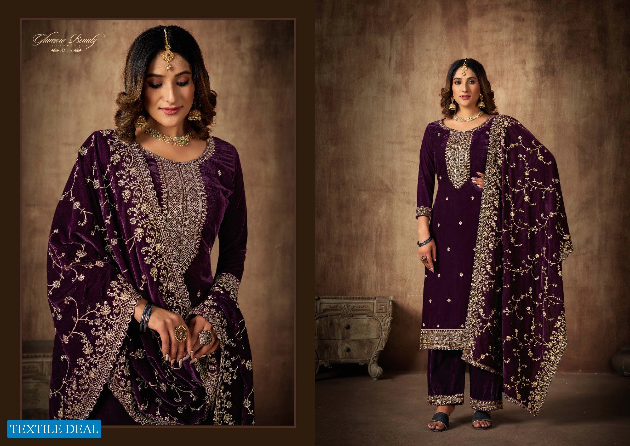 AZIRA BY SARGAM VELVET WINTER EXCLUSIVE FANCY SUIT WHOLESALER