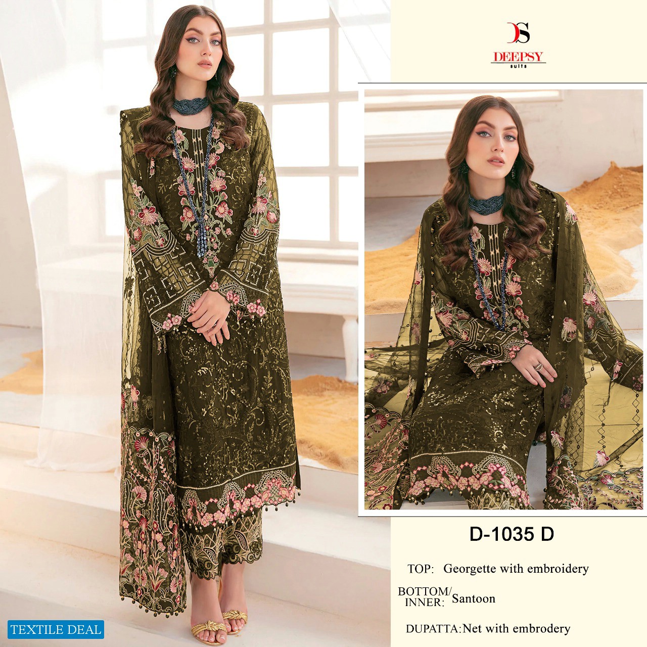 Deepsy D-1035 Wholesale Pakistani Concept Salwar Suits