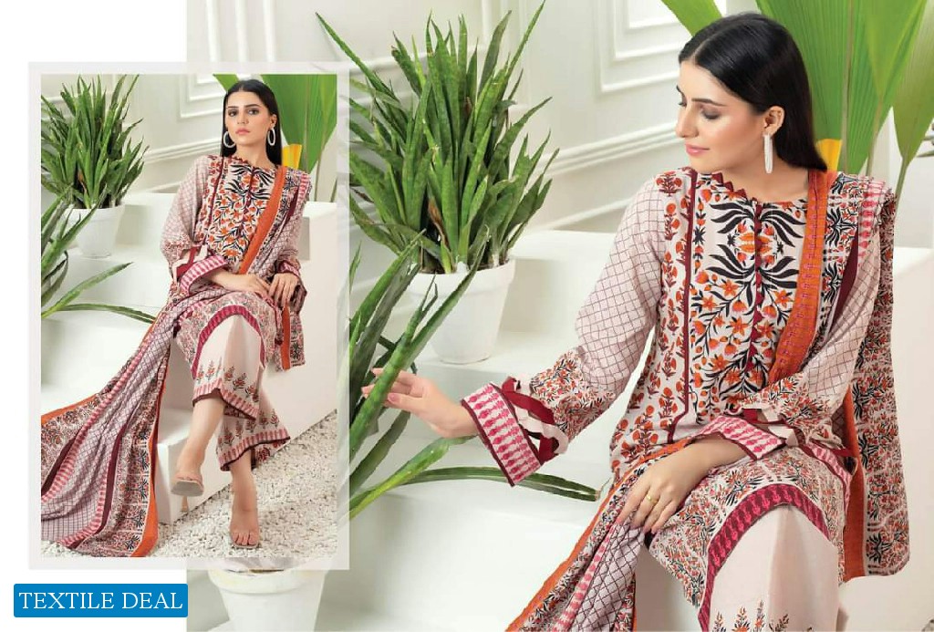 Alzohaib Anum Lawn Vol-3 Wholesale Pakistani Catalogs