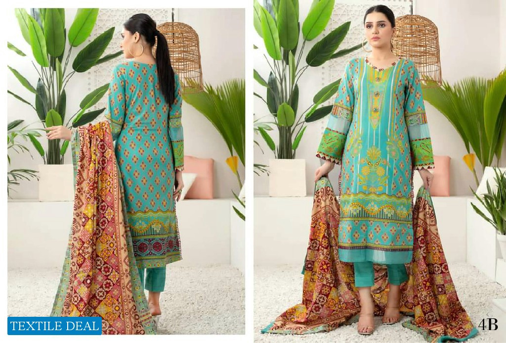 Alzohaib Anum Lawn Vol-3 Wholesale Pakistani Catalogs