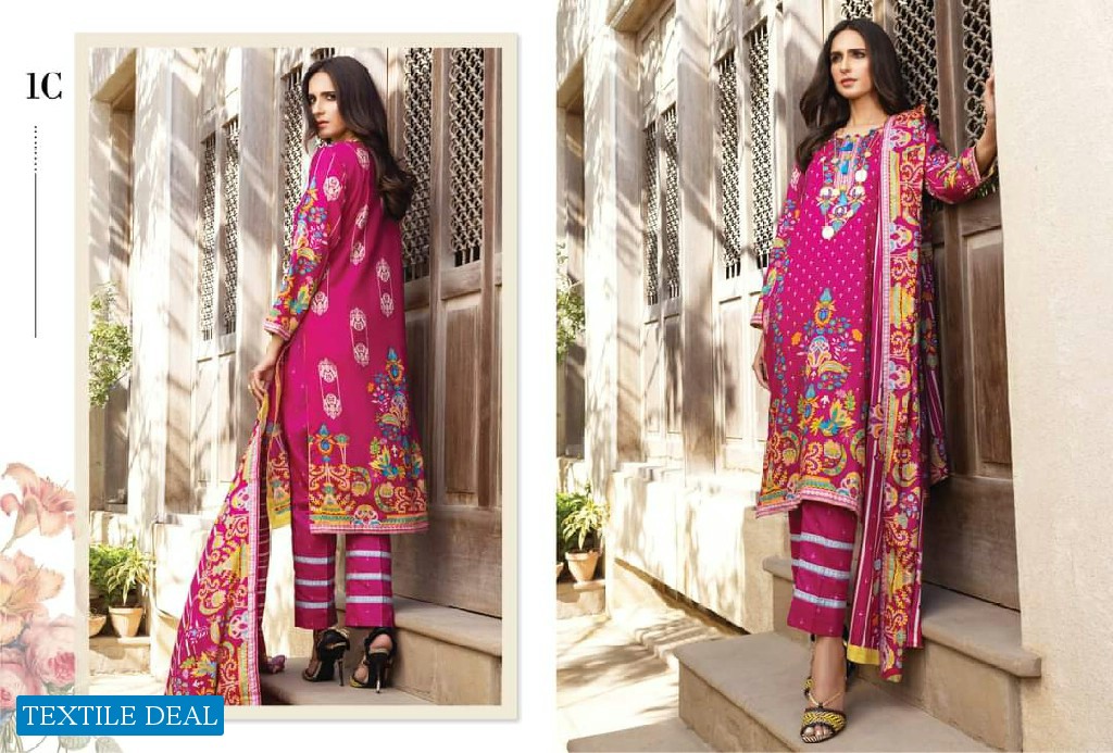 Alzohaib Anum Lawn Vol-3 Wholesale Pakistani Catalogs